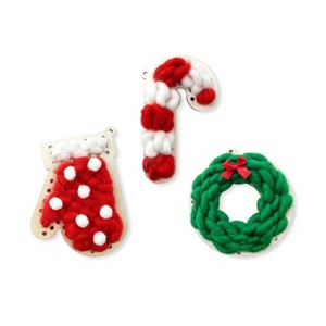 Mini Weaving Loom Mitten and Wreath - Bullseye's Playground™ - 1 of 3