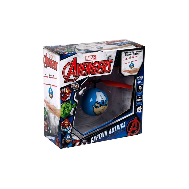 World Tech Toys Marvel Avengers Captain America IR UFO Ball Helicopter, 4 of 5