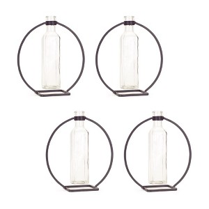 Melrose Modern Hanging Bottle Vase (Set of 4) - 1 of 4