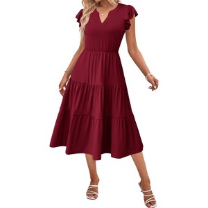 yellow dress shirt men Hisdern Wrinkle-resistant and Matching Checked Tie L colored abstract print lines 50laborday25 white christmas dresses Ever-Pretty Color:Latte Brown ($118.66)