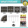 Playmags Magnetic Tiles Road Set - 50 Pcs Construction Toy Car Track, Building Blocks Magnet Toys - 2 of 4