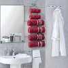 Towel Rack and Wine Rack Organizer for Wall Mount with 6 Levels Holder for Wine Bottles or as Bathroom Towel Holder in Bronze - HomeItUsa - 3 of 4