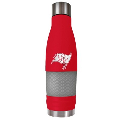 NFL Tampa Bay Buccaneers 20oz Sport Water Bottle with Silicone Grip