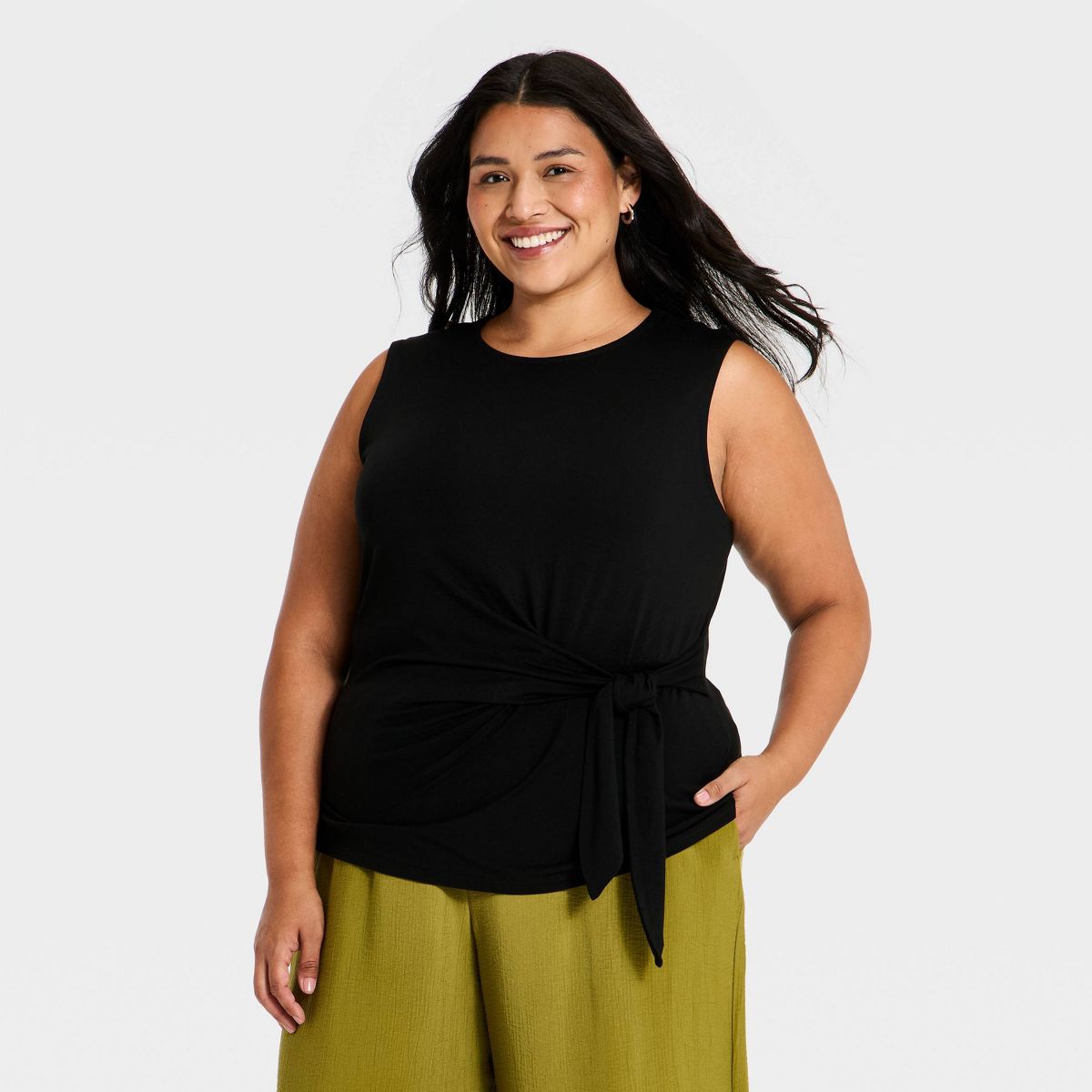 Women's Tie-Front Tank Top - A New Day™ - thumbnail 5