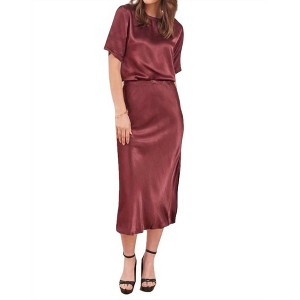 Women's DORIT SILKY SLIP SKIRT - LAmade - 1 of 3