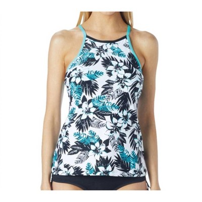 Women's High Neck Strappy Back Tank Top - BH Sport