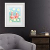 Trademark Fine Art - Ania Zwara  Coral Gees In The Garden Matted Framed Art - 2 of 4