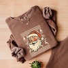 Simply Sage Market Ugly Sweater Santa Face Lightweight Garment Dyed Sweatshirt - 3 of 4