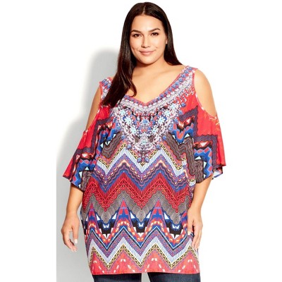 Avenue Women's Plus Size Ibiza Kaftan