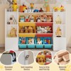Kids Toy Storage Organizer with 8 Removable Toy Bins, 4-Tier Toy Organizers Kid Bookshelf and Toy Storage - 2 of 4