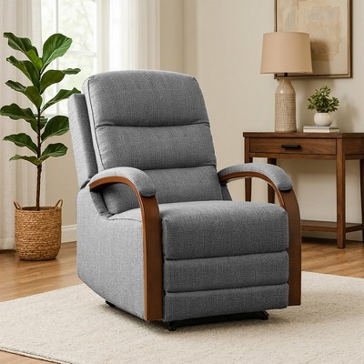 GlasFlength Accent Chairs Modern with Comfortable Seating for Living Room or Lounge Area Gray,36.6”*30”*42.5"