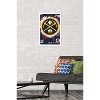 Trends International NBA Denver Nuggets - Maximalist Logo 23 Framed Wall Poster Prints - 2 of 4