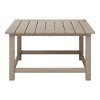 WestinTrends Malibu 5-Piece HDPE Adirondack Chair Outdoor Patio Square Table Conversation Set - 4 of 4