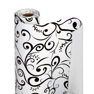 Smart Design Set of 6 12"x10ft Bonded Grip Shelf Liner Midsummer Night Scroll: Non-Adhesive, Abstract Pattern, Multicolored - 1 of 4