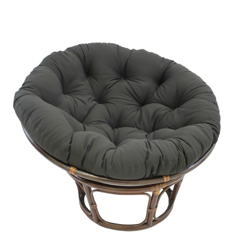 Reviews for OSP Home Furnishings Papasan Chair with Black cushion and Black  Frame