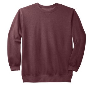 KingSize Men's Big & Tall Tall Wicking Fleece Crewneck - 1 of 4