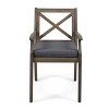 MAYEERTY DINING CHAIR 2PCS with 2 Plush Cushions Comfortable Seating for Dining Room Gatherings - 4 of 4