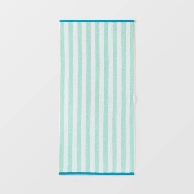 XL Reversible Towel Green/Aqua - Sun Squad