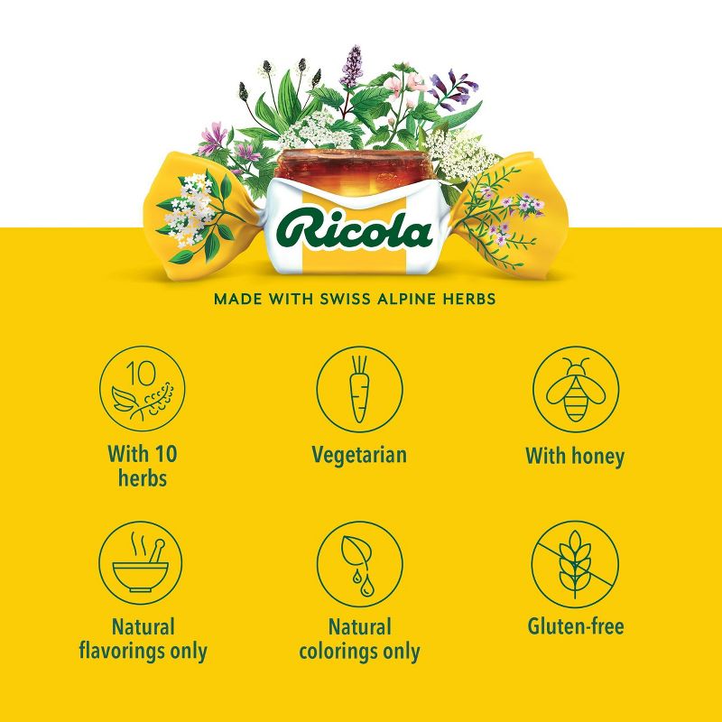 Ricola Cough Drops - Honey Herb - 45ct, 6 of 10