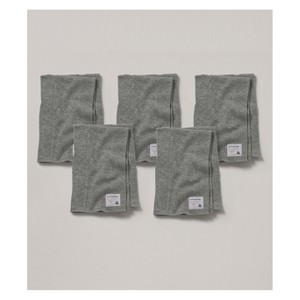 Burt's Bees Baby® Organic Cotton 5pk Burp Cloth Set - Heather Gray - 1 of 4