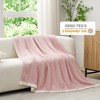 Snuggle Sac Soft Knit Throw Fuzzy Cozy Reversible Microfiber Blanket - 3 of 4