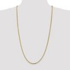 Black Bow Jewelry 2.25mm 14k Yellow Gold Solid Franco Chain Necklace - 3 of 4
