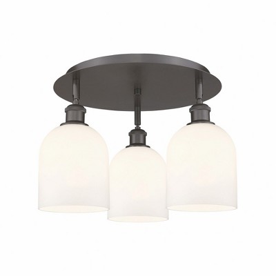 Innovations Lighting Bella 3 - Light Flush Mount in  Oil Rubbed Bronze