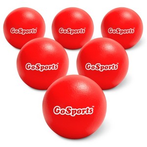 GoSports Soft Skin Foam Playground Dodgeballs - 6 Pack for Kids (6 Inch) - 1 of 4