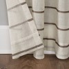 Twill Stripe Sheer Anti-Dust Curtain Panel - Clean Window - 4 of 4