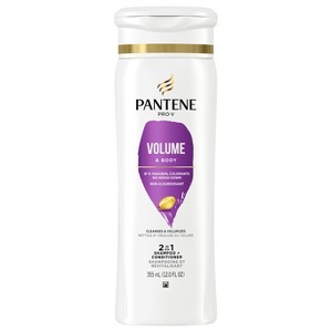 PANTENE PRO-V Volume & Body 2in1 Shampoo + Conditioner, 12.0oz - 1 of 4