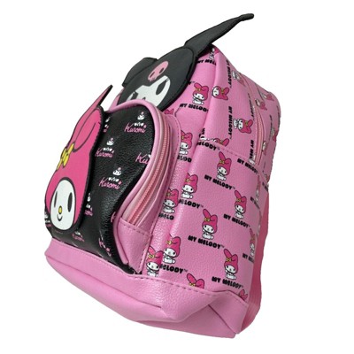 Fast Forward Hello Kitty My Melody All Over print 10" Mini Deluxe Backpack with 1 Front pocket- C6CMH3WN - image 2