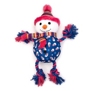 The Worthy Dog Tough Snowman Toy - 1 of 3