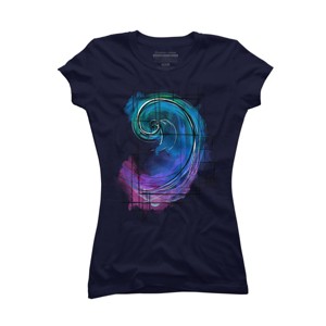 Junior's Design By Humans Fibonacci By timea T-Shirt - 1 of 3