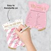 Big Dot of Happiness Little Princess Crown - 2-in-1 Pink and Gold Princess Baby Shower Cards - Activity Duo Games - Set of 20 - 3 of 4