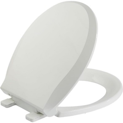 Toilet Seat,Sturdy Elongated Toilet Seat-Effortless Installation and Cleaning,Secure Fit for Most Toilets