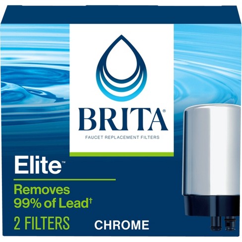 Brita 2ct Replacement Water Filters For Brita Tap Faucet Mounts - Chrome :  Target