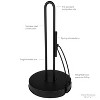 Spectrum Diversified Euro Tension Paper Towel Holder Black - 2 of 3
