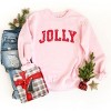 Jolly Varsity Arched Distressed - Women's Graphic Sweatshirt - 2 of 4
