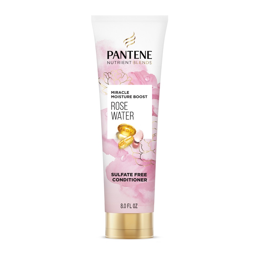 Photos - Hair Product Pantene Nutrient Blends Sulfate Free Miracle Moisture Rose Water Conditioner - 8.0 fl oz 