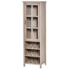 HOMCOM Tall Wine Cabinet, Bar Display Cupboard with 12-Bottle Wine Rack, Glass Door and 3 Storage Compartment for Living Room, Home Bar, Dining Room - 4 of 4