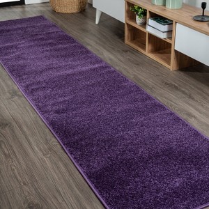 Haze Solid Low-Pile Indoor Area Rug - JONATHAN Y - 1 of 4