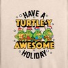 Women's - Teenage Mutant Ninja Turtles - Turtley Awesome Group Lightweight French Terry Wide Neck Long Sleeve Shirt - 2 of 4