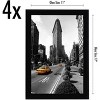 Americanflat Picture Frame with tempered shatter-resistant glass - Available in a variety of Sizes and Colors - 3 of 4