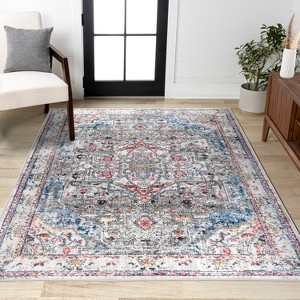 Maras Vintage Medallion Area Rug  - JONATHAN Y - 1 of 4