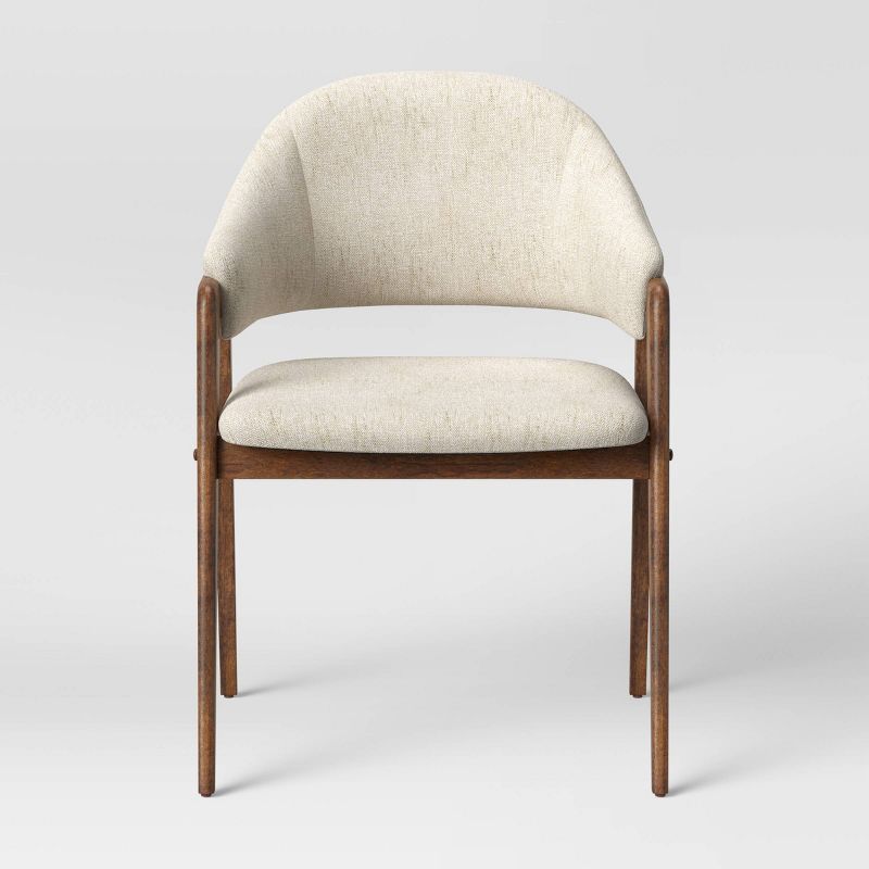 Ingleside Open Back Upholstered Wood Frame Dining Chair - Threshold™, 3 of 8
