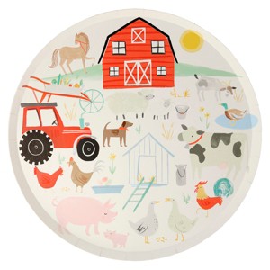 Meri Meri On The Farm Dinner Plates (Pack of 8) - 1 of 2