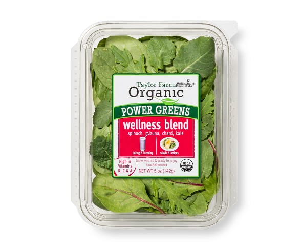 Taylor Farms Organic Power Greens - 5oz Package