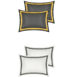 Unique Bargains Room Decoration Polyester Mother's Day Gift Wrinkle-Resistant Pillowcase 4 Pcs - 1 of 4