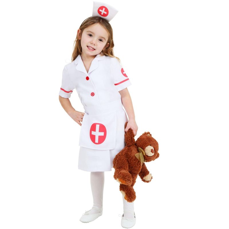 HalloweenCostumes.com Toddler Nurse Costume for Girl's, 1 of 3
