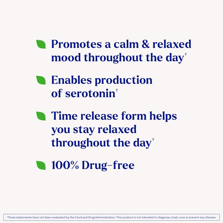 Natrol 5-HTP Mood &#38; Stress 200mg Tablets - 30ct, 2 of 9